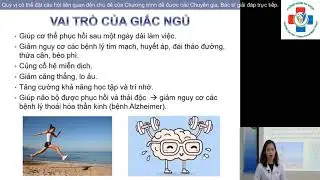 Mất ngủ - chẩn đoán và điều trị