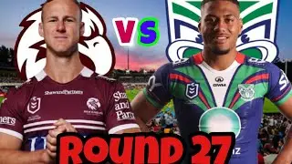 Manly Sea Eagles vs New Zealand Warriors NRL Livestream Reaction