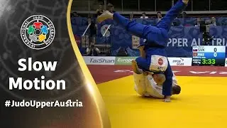 #SlowMotion magic, relive the thrilling action and technical brilliance of judo at #JudoUpperAustria