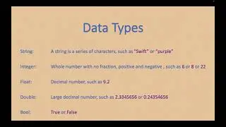 iPhone App Development with Swift Programming-004 | Variables, Data Types | iOS Tutorial/Training