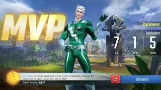 Marvel Super War  - Quicksilver (Classic Green) Gameplay