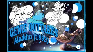 Aladdin (1992)| Best Of Genie Outtakes & Funny Moments[HD]