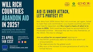 Will rich countries abandon aid in 2025?
