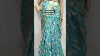 Dola silk saree To order WhatsApp 8121875442#dolasilksarees #yashasvistores #trending #viralvideo