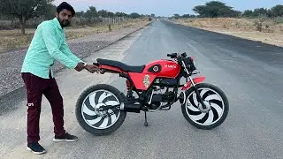 Today my bike shop open all modify bikes outdoor side stend  new Activa scooter full oil service pol