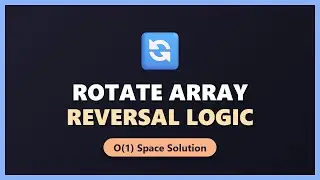 Rotate Array by K Positions - Efficient Reversal Algorithm (LeetCode Solution)