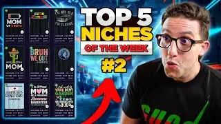 SELL THESE TOP 5 NICHES 🔥 Print on Demand Niche Research (7/05/2024)