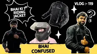 1st RIDING JACKET LENE GAYE 🤗 GST KE BAAD PRICE BAD GAYE😢 