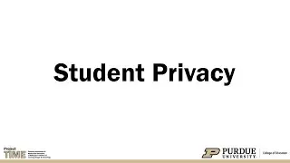 Student Privacy