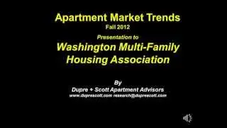 Apartment market trends for the Puget Sound region