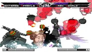 KOF MUGEN Nightmare sparkle alicorn vs dark donald (11p)