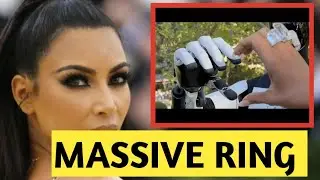 BREAKING NEWS: Kim Kardashian Shows Off her  MIGHTY Diamond Rings and New Tesla Robot