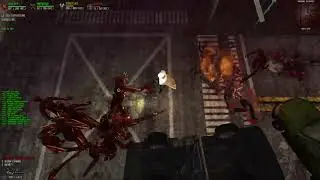 Dead Frontier: Vulcan & 52% speed + 78% damage Vs Charred Giant Spiders, Death Row