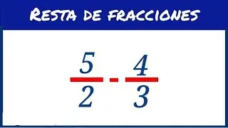 Si quieres aprender a Restar Fracciones, mira este video.