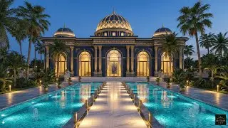 Dubai Dream Mansion in Palm Jumeirah | Arabian Gold Elegance