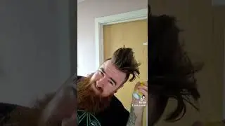 How to style your hair into a mohawk #comedy #adhd #funny #hair #tutorial #mohawk #beard