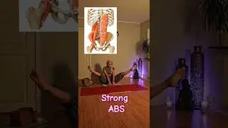 Strong ABS with yoga practice #yoga #yogaabs #yogaforbeginners #yogapractice #yogaclasses #yogacore