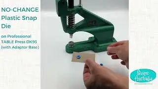 NO CHANGE Die for Plastic Snaps on DK93 with Adaptor Base