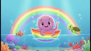 The Rainbow Boat Ride 🌈 | Teamwork Kids Story | Calm Underwater Adventure