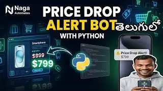 Python tho Price Drop Alert Bot Tayaru Cheyandi (Web Scraping)