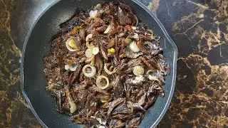 Clean and cook red herring Jamaican style| cooked Puttigel