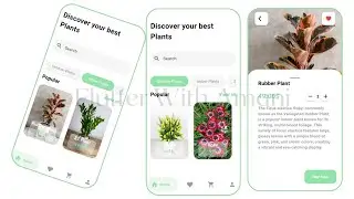 🌱 Flutter Plant App UI Tutorial 🌿