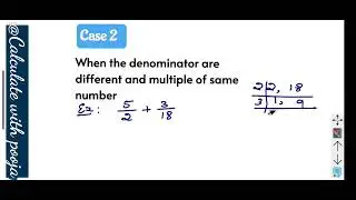 How to add and subtract fraction/addition and subtraction of fractions #mathematics #fraction