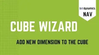 Add new dimension to the cube - NAV Wizard