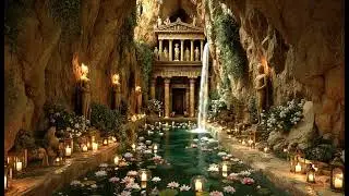 Ancient Goddess Temple Ambience with water sounds & music