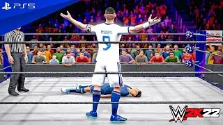WWE 2K22 - Benzema vs. Mbappe - Champions League Fight | PS5&trade; [4K60]