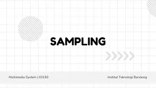 Sampling, Nyquist Rate, Convolution | Encoding and Decoding | Multimedia System