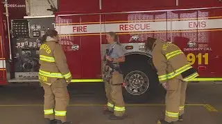 Manchester female firefighters make history with entirely female engine