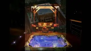 Above ground hot tub vs in ground hot tub and landscape ideas