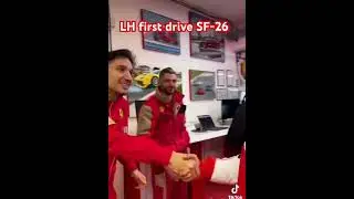#lewishamilton #first #drive of SF-26 🏎️💥