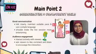 LCC400- EXPLANATION SPEECH (HOW TO BE A SUCCESSFUL LIVE HOST)