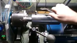 Самодельный токарный станок, задняя бабка