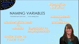 Picking Good Variable Names When You are Programming
