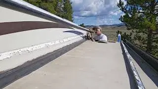 RV Fiberglass repair of major stress cracks above Slideout - PART I.