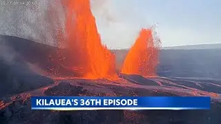 Kilauea's Halema'uma'u Crater: 36th eruption ends after just under 5 hours