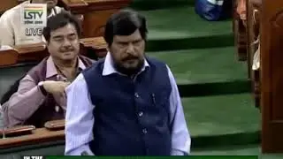 Ramdas athawale very funny poetry during no confidence motion. 2018