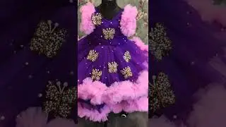 party ware baby girl k liye beautiful design purple pink colour combination.....💝💜💜💖💖💖💖💜💜💜💜💜