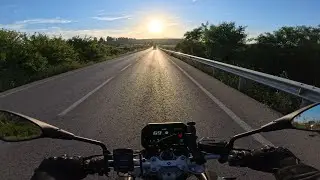 Persiguiendo el sol del atardecer 🌞 | BMW F900R POV