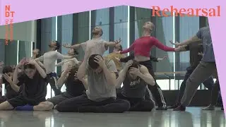Rehearsal 'Figures in Extinction [1.0]' - Crystal Pite with Simon McBurney (NDT 1)