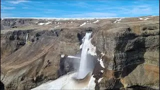 Road 332 to Waterfall Haifoss (H&aacute;ifoss) (End of Winter 2024)