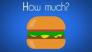 How much does the average american eat? // Flat Design Animation(infographic)