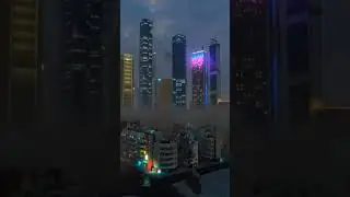 Strong winds bring destruction to the city! (Simulation done in Teardown)