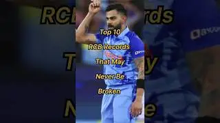 Top 10 RCB Records That May Never Be Broken || RCB Records #shorts #short #rcb #top10 #youtubeshorts