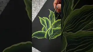 💫 Bright and Beautiful Flower Painting Easy Acrylic Painting #shorts
