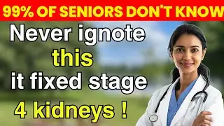 Over 60? SHOCKING: How a Stage 4 Kidney Failure Patient Reached Full Recovery | Senior Nutrition