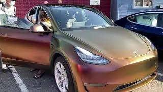 NYK VCS: Volcanic Flare Wrapped Model Y
